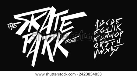 Cool street art font dynamic graffiti font for modern bold marker logo, spirited expressive headline, youth urban vibe. Art typographic design. Vector typeset