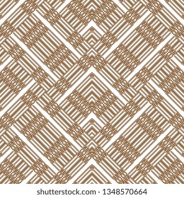 cool stripped brown art deco seamless pattern