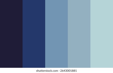 Cool and Stunning Storm Ocean Night Color Palette