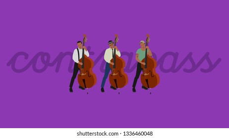 Cool & Stylish Male Musician Character in 3 Different Styles