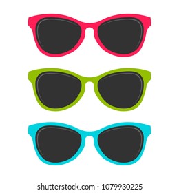 Cool Summer Colored Sunglasses Design