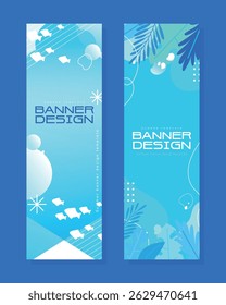 Cool Summer Event Banner Set