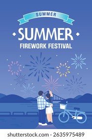 Cool Summer Festival Illustration Template