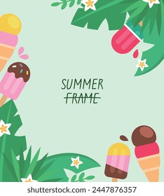 Eine coole Sommerbild-Illustration