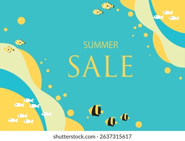 Cool summer image background material