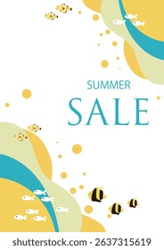Cool summer image background material