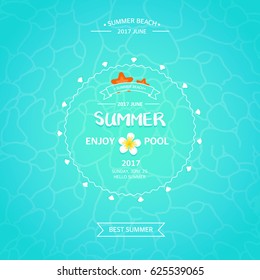 Cool summer sea and beach