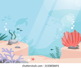 Cool Summer Under the Sea Illustration 