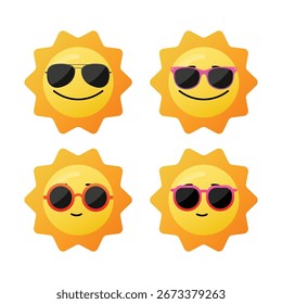 Ilustración vectorial de gafas de sol frescas