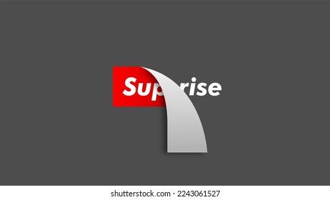 cool supreme surprise text effect idea