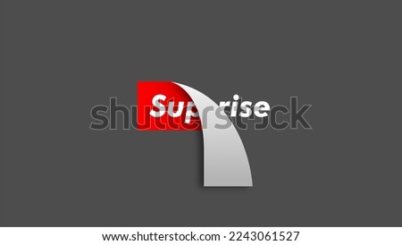 cool supreme surprise text effect idea