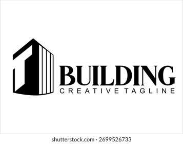 Cool T BUILDING text vector, Development company icon design.