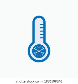 Cool Temperature Icon. Cold Element Symbol - Vector.