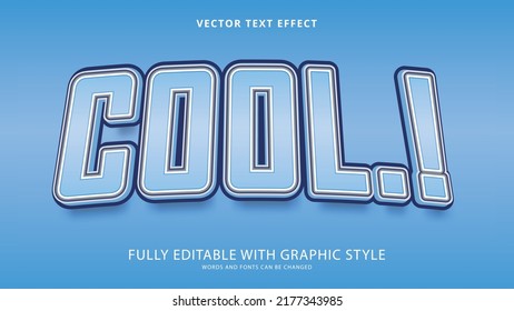 Cool Text Effect Editable With Graphic Style