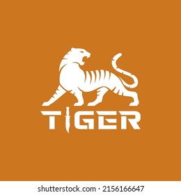 Cool tiger for security training logo