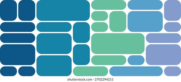 Tom Frio Bento Bloco Layout Suave Plano de Fundo Abstrato