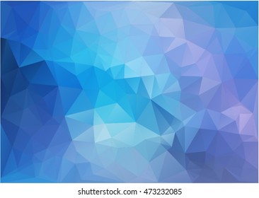 Cool Tone Color Pattern Geometric style.