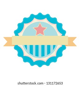 Cool tone Vector Badge labels Illustration on white background. EPS 10.