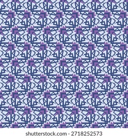 Tonos frescos de patrón sin fisuras variegadas con rayas rotas y puntos abstractos. Ilustración vectorial para impresión, tela, cubierta, embalaje, decoración de interiores, decoración de blog y otros sus proyectos.