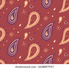 Cool tradition as ethnic tribal. Style retro in deco springtime. Geometric designer at exotic calm. Paisley art in repeating drawn.