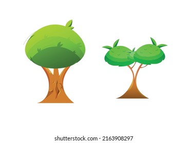 Cool Tree Illustration Vector Design 