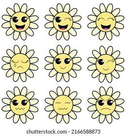 Cool trendy retro sticker vector illustration