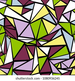 Cool triangular shapes geometric seamless vector. Minimal triangles polygonal origami. Urban triangle shapes minimal vbackground. for business business cover layout.