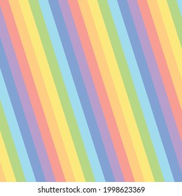 Cool Trippy Abstract rainbow stripes color line gradient background.Pastel colorful Pride LGBTQ+ background pattern for prints, fabric and textile.