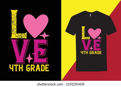 Cool t-shirt for fourth grade students , creative t shirt for high school student