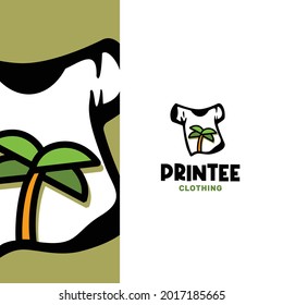 Cool T-shirt Printing Logo Template