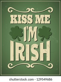 Cool typographic design for St. Patrick's Day.