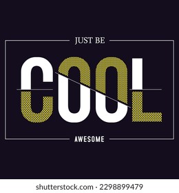 diseño de camiseta de tipografía fría,ilustración vectorial Vector