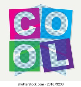 Cool typography, t-shirt graphics, vectors