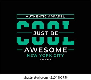 Cool Typography Vector T-shirt Design 