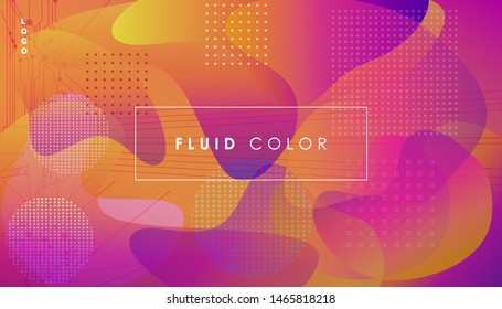 Cool ultraviolet Minimal cover design wallpaper Colorful halftone soft gradients Abstract fluid color bubbles Background modern template design techno microplate schematic diagram web page vector 2024