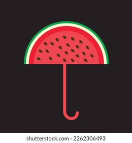 cool umbrella rain red logo  
