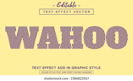 Cool and unique color combination pattern style text effect