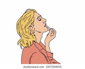 COOL AND UNIQUE ILLUSTRATION OF PEOPLE SMOKING. VECTOR FILES