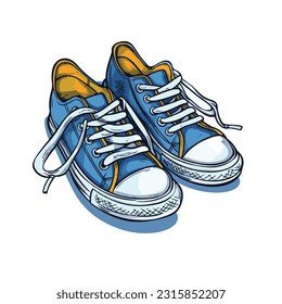 COOL AND UNIQUE SNEAKERS SHOES VECTOR FILE