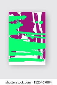 Cool vector bright poster with abstract colorful elements. Poster, brochure, banner or flyer template design.