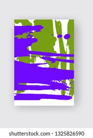 Cool vector bright poster with abstract colorful elements. Poster, brochure, banner or flyer template design.