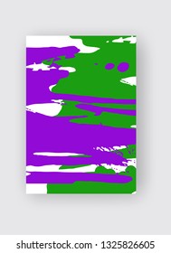 Cool vector bright poster with abstract colorful elements. Poster, brochure, banner or flyer template design.