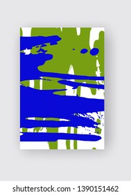 Cool vector bright poster with abstract colorful elements. Poster, brochure, banner or flyer template design.