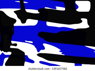 Cool vector bright poster with abstract colorful elements. Poster, brochure, banner or flyer template design.