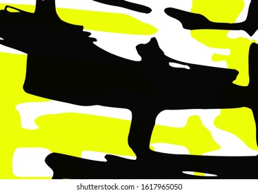 Cool vector bright poster with abstract colorful elements. Poster, brochure, banner or flyer template design.