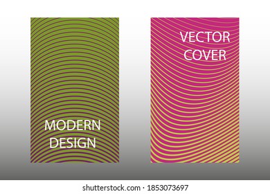 Cool vector cover band front page. Colorful strip on black background layout for advertisement purpose. Contrast cover for front of  leaflet.