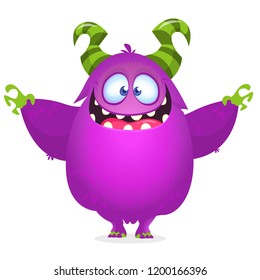 Cool vector Halloween monster character design icon