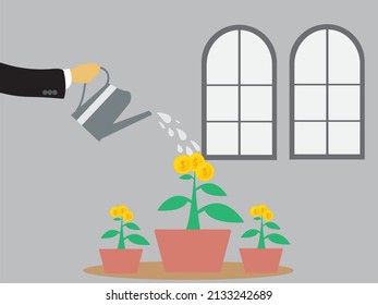 cool vector illustration image suitable for financial and economic article illustration

