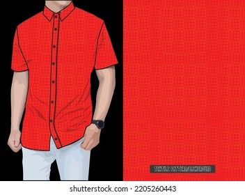 cool vector motifs for men's shirts for sublimation textile purpose