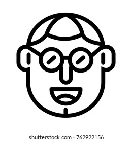 Cool vector outline icon